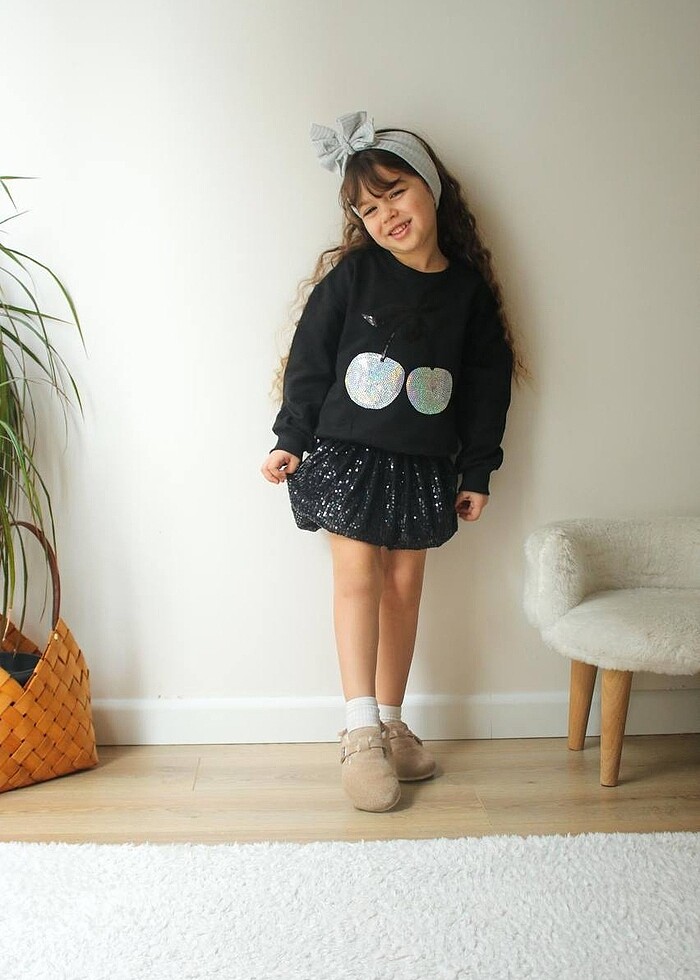 Bayramlık balon etekli takım - Görsel 2