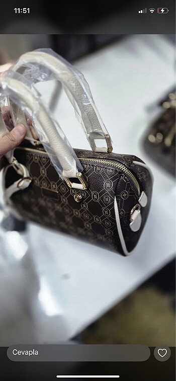 Beden Vakko 20 cm mini speedy çanta