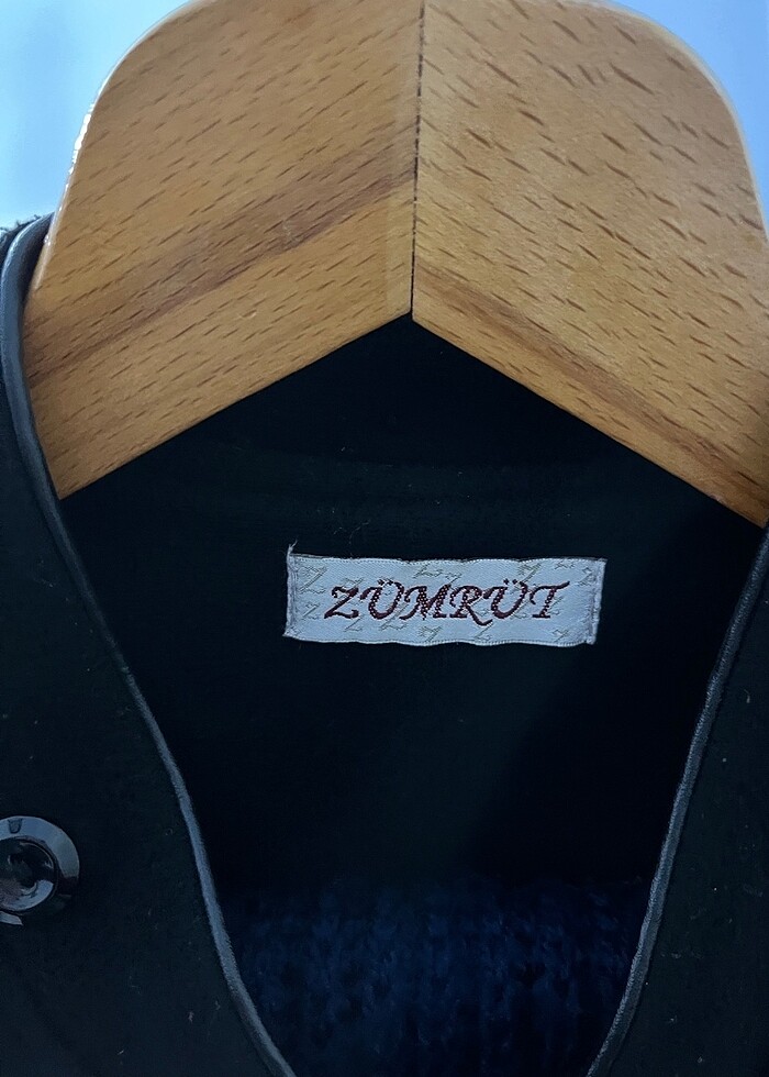 Siyah kaşe kaban - Görsel 3