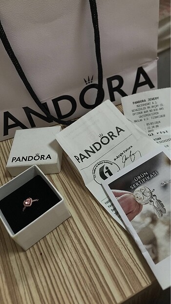 Kalp Pandora yüzük 50 ayar