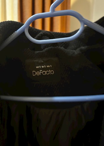 Defacto Siyah Uzun Kadın Kaban - Görsel 5