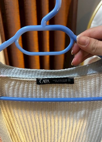 Renkli Oversize Midi Triko Hırka - Görsel 5