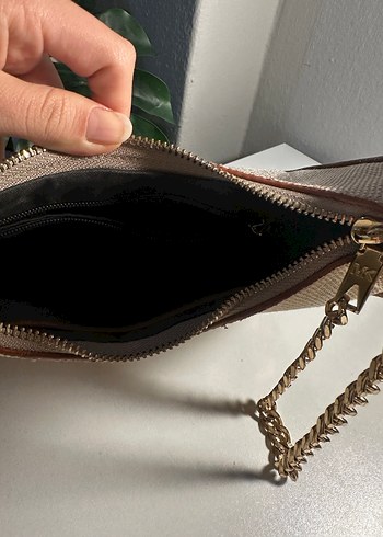 Zincir Detaylı Michael Kors Bej Kadın Çanta - Görsel 4