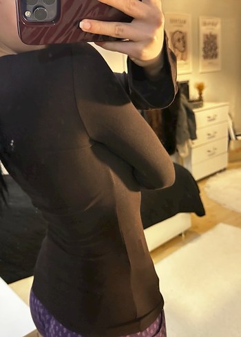 Acı kahve bluz - Görsel 3