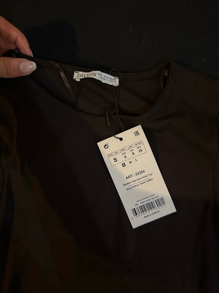 Acı kahve bluz - Görsel 5