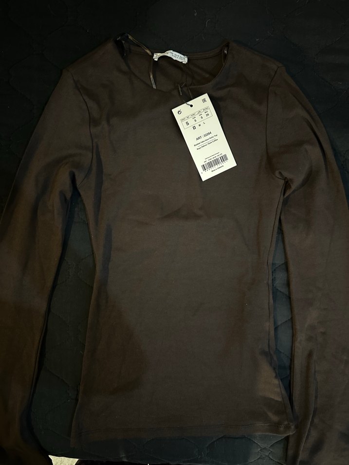 Acı kahve bluz - Görsel 4