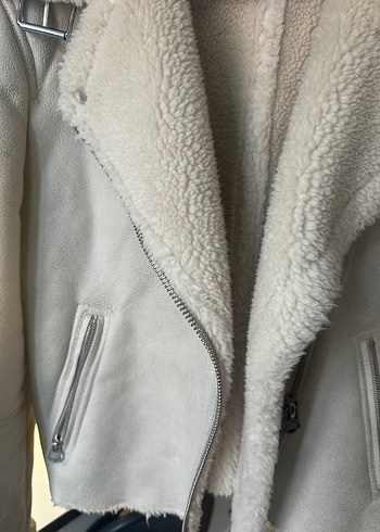 Bershka Kürklü Kadın Ceket - Görsel 5