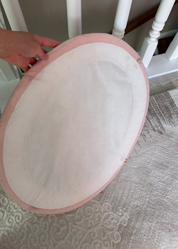 Beden Pastel Pembe Oval Ayna