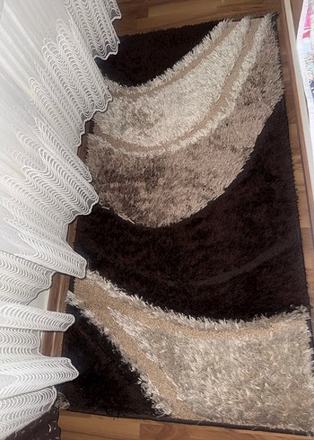 Kahverengi Modern Desenli Halı - Görsel 3