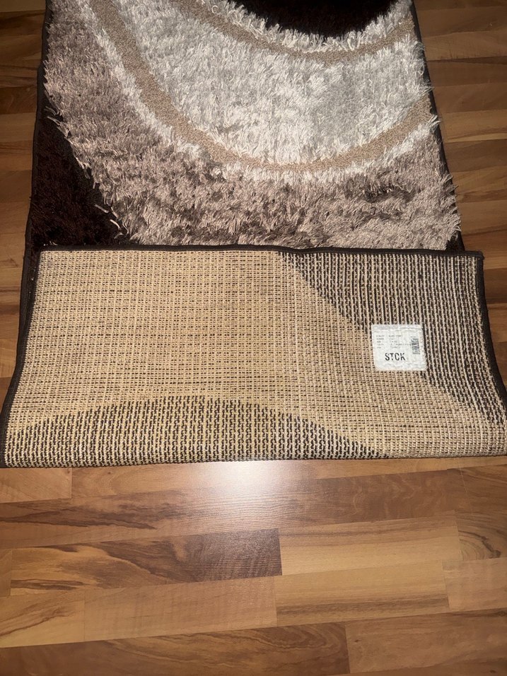 Kahverengi Modern Desenli Halı - Görsel 4