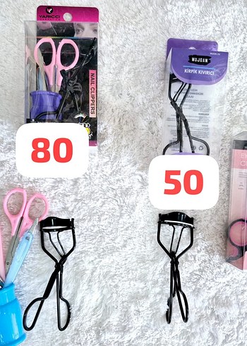 Renkli Pembe Kirpik Kıvırıcı