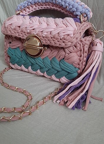Zara Renkli fıstık çanta 