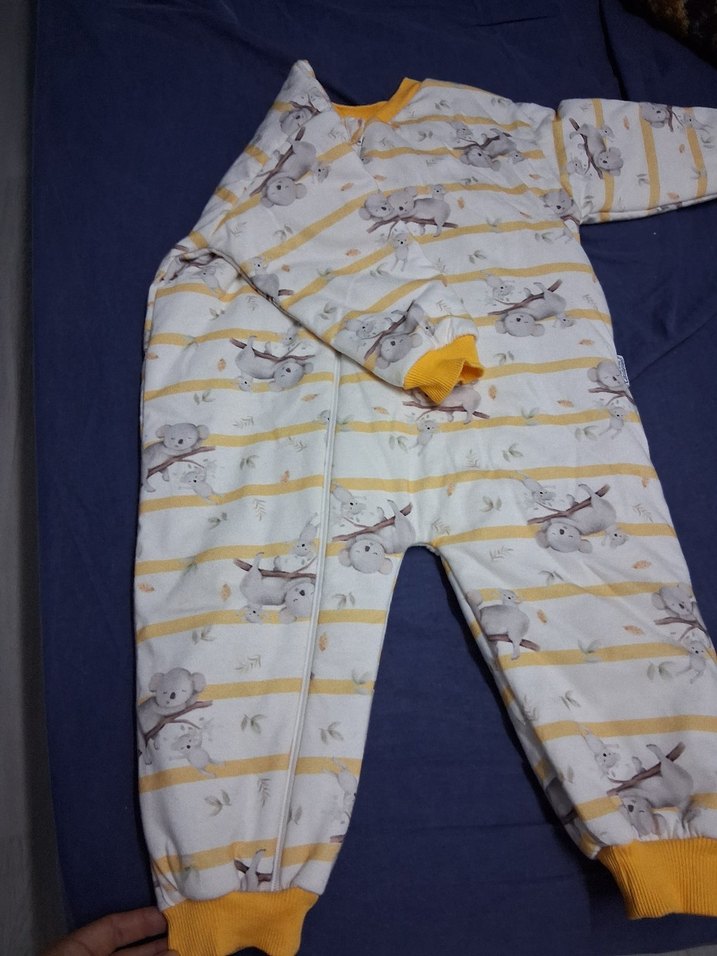 Sarı Fermuarlı Bebek Erkek Tulumu - Görsel 2