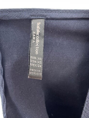xs Beden lacivert Renk Zara Kısa Elbise %70 İndirimli.