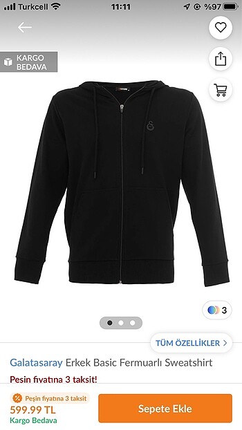 Gs store erkek sweatshirt