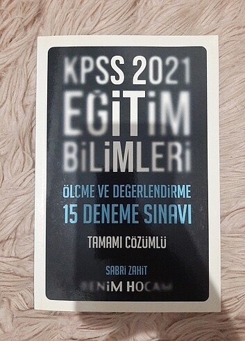 KPSS - Benim Hocam - Ölçme ve Değerlendirme 15 Deneme Sınavı