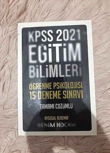 KPSS - Benim Hocam - Öğrenme Psikolojisi Dersi 15 Deneme Sınavı