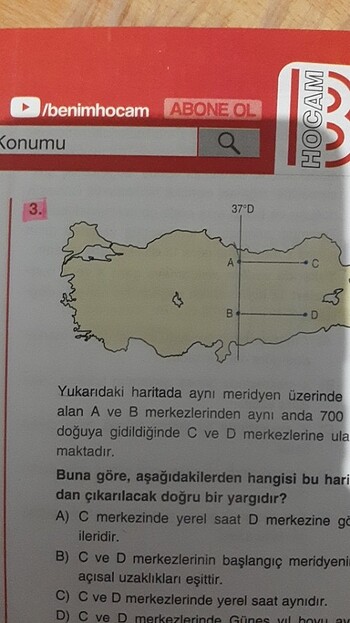 Beden KPSS - Benim Hocam - Coğrafya Soru Bankası