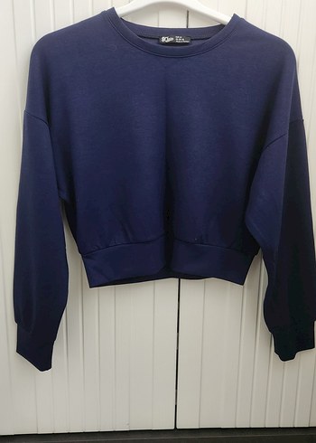 Diğer Kadın Lacivert Mini Sweatshirt