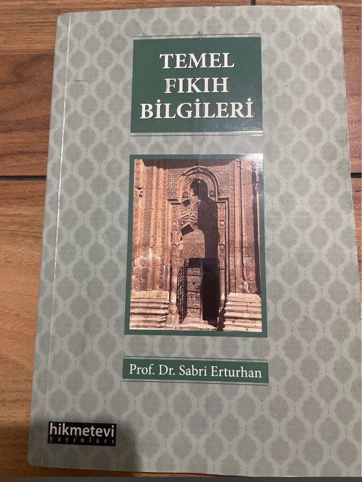 Temel Fıkıh Bilgileri - Prof. Dr. Sabri Erturhan - Görsel 2