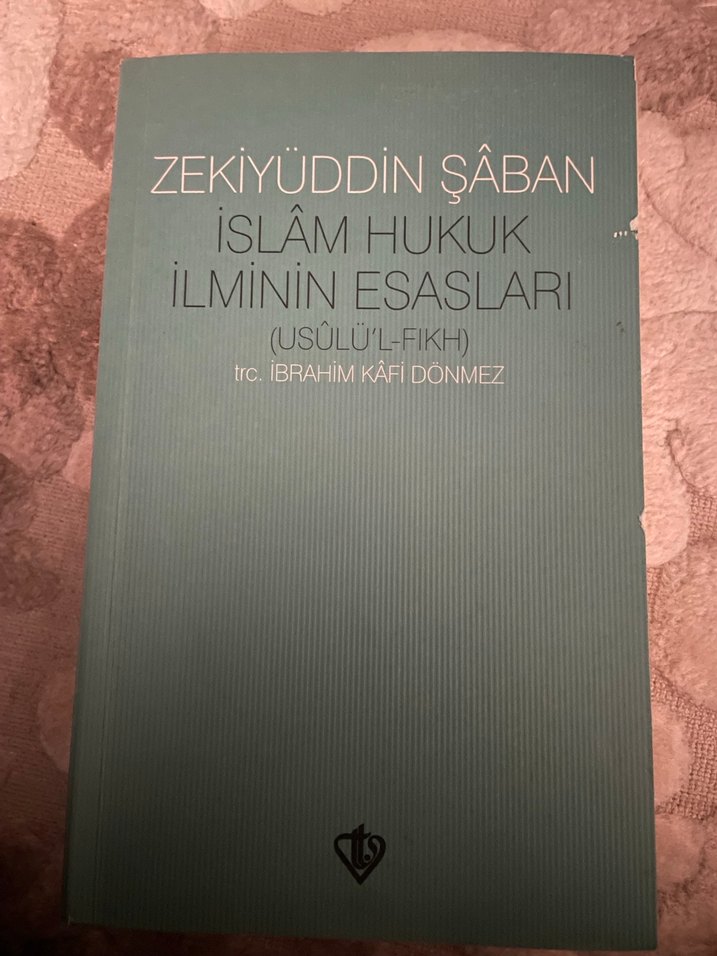 İslam Hukuk İlminin Esasları - Zekiyüddin Şaban - Görsel 2