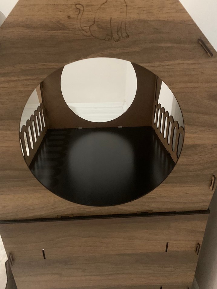 Kahverengi Kedi Tırmanma Evi - Görsel 3