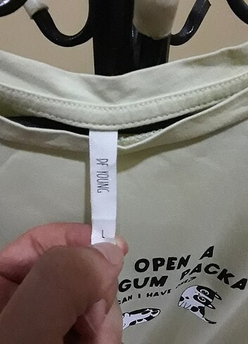 Diğer L Beden Krem Rengi Bayan Tshirt