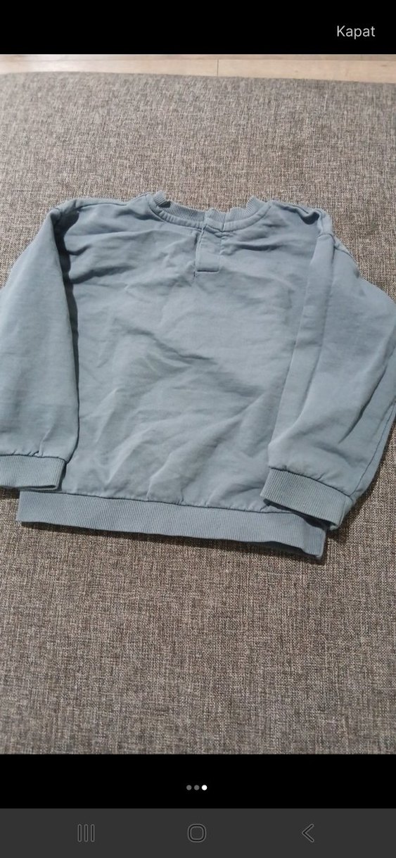 Erkek Çocuk Gri Baskılı Sweatshirt - Görsel 3