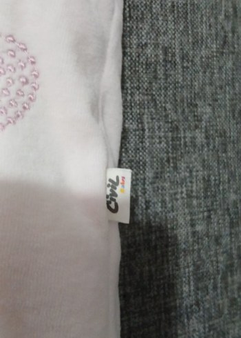 Pembe Nakışlı Örgü Bebek Kız Tulumu - Görsel 2