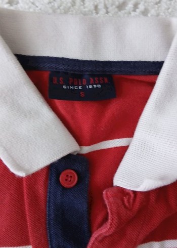 Kırmızı Çizgili Polo Yaka Erkek Tişört - Görsel 3