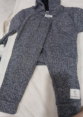 Kapüşonlu Örgü Erkek Pijama Takımı - Görsel 2