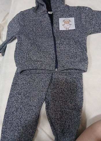 Kapüşonlu Örgü Erkek Pijama Takımı - Görsel 3