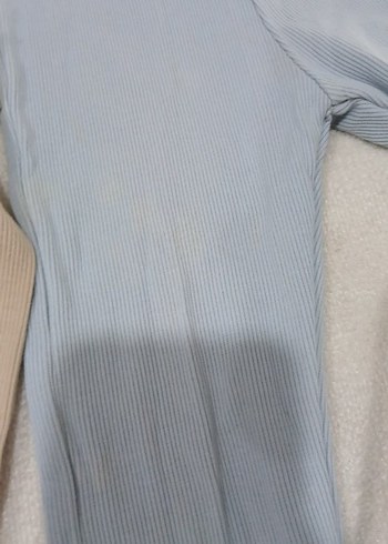 Kız Çocuk Bej Pamuklu Dar Kesim Tayt - Görsel 2