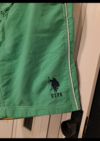 USPA yeşil Erkek deniz Şort - Görsel 3