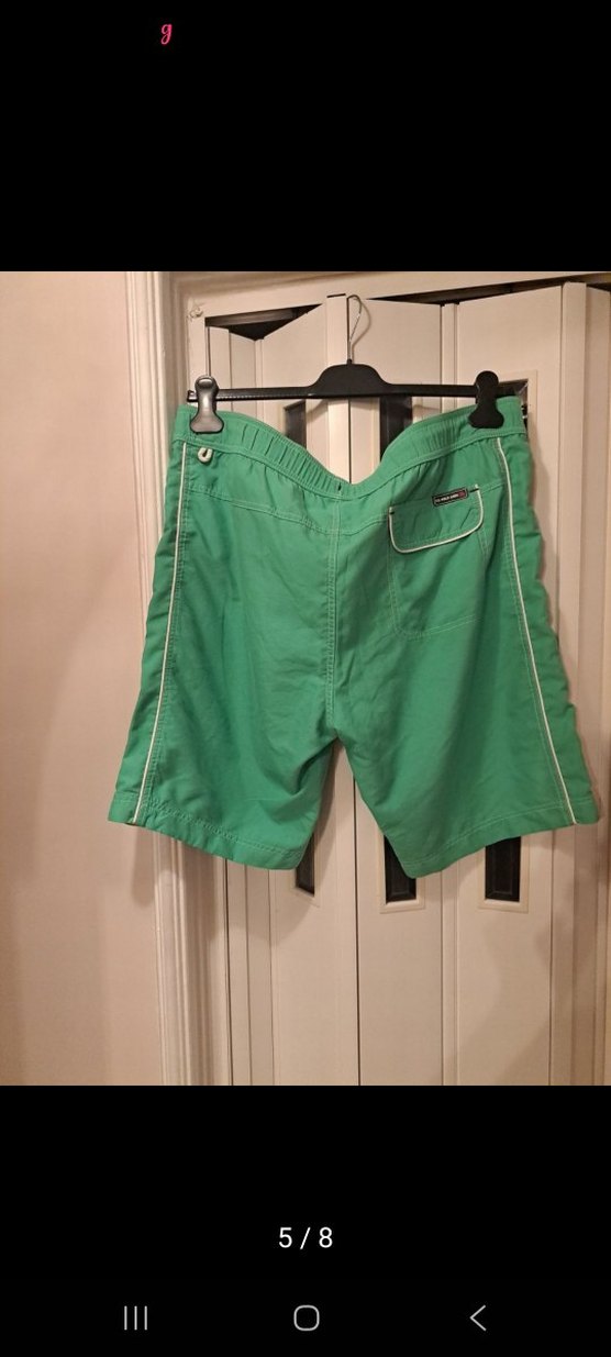 USPA yeşil Erkek deniz Şort - Görsel 5