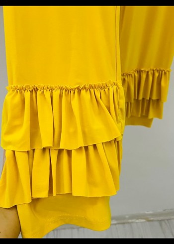 Sarı Fırfırlı Haşema - Görsel 6