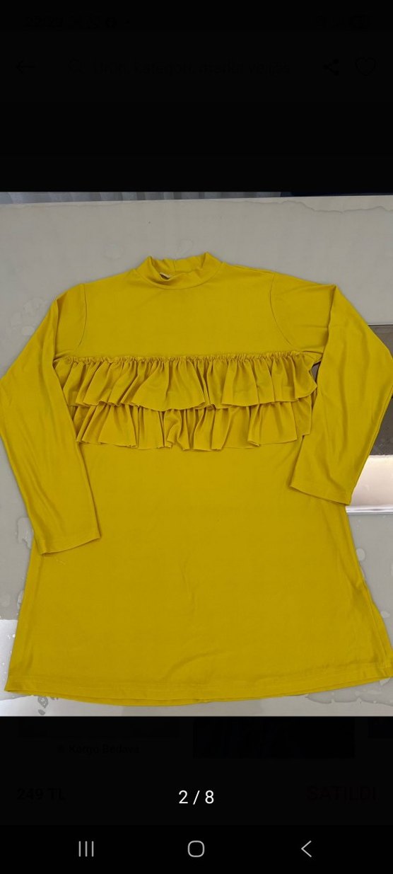 Sarı Fırfırlı Haşema - Görsel 3