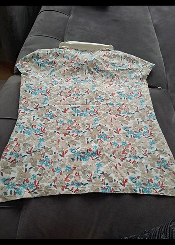 tommy hilfigerÇiçek Desenli Kısa Kollu Polo Tişört - Görsel 8