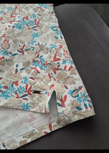 tommy hilfigerÇiçek Desenli Kısa Kollu Polo Tişört - Görsel 6