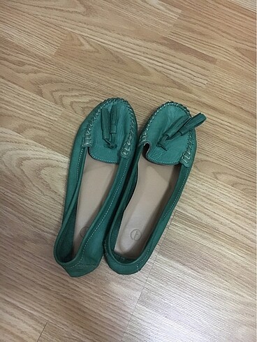 Deri loafer