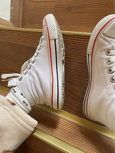 36 Beden Temiz beyaz converse