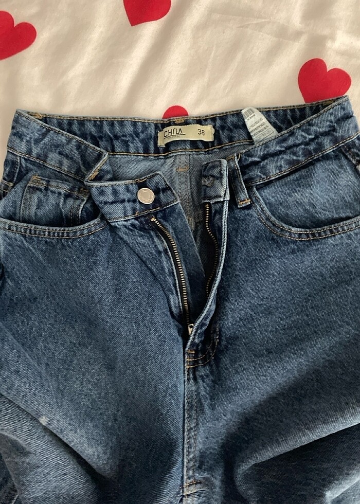 Kot pantolon yırtmaçlı - Görsel 4