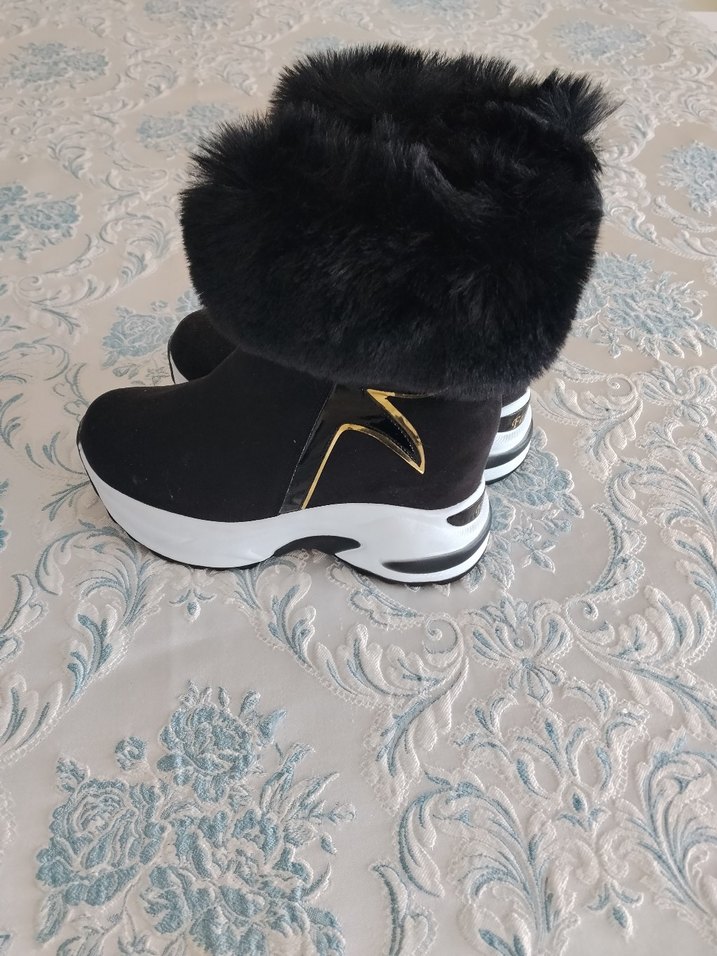 süet dolgu topuk bot - Görsel 2