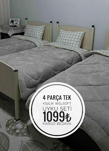 Welsoft yorgan seti  - Görsel 9
