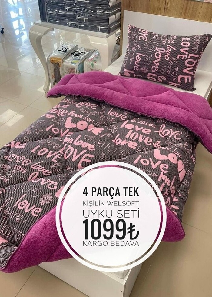 Welsoft yorgan seti  - Görsel 3