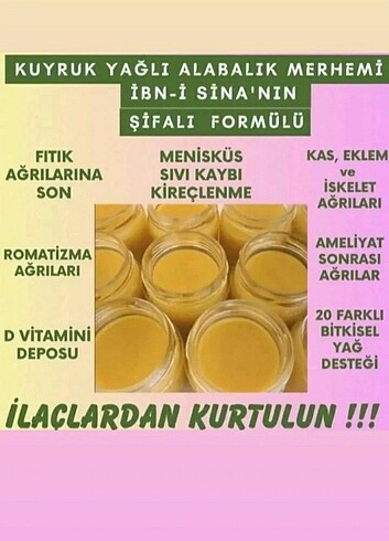 Beden Renk Doğal kuyruk yağı kremi