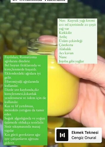 Doğal kuyruk yağı kremi  - Görsel 5