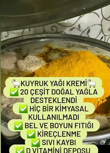 Doğal kuyruk yağı kremi  - Görsel 19