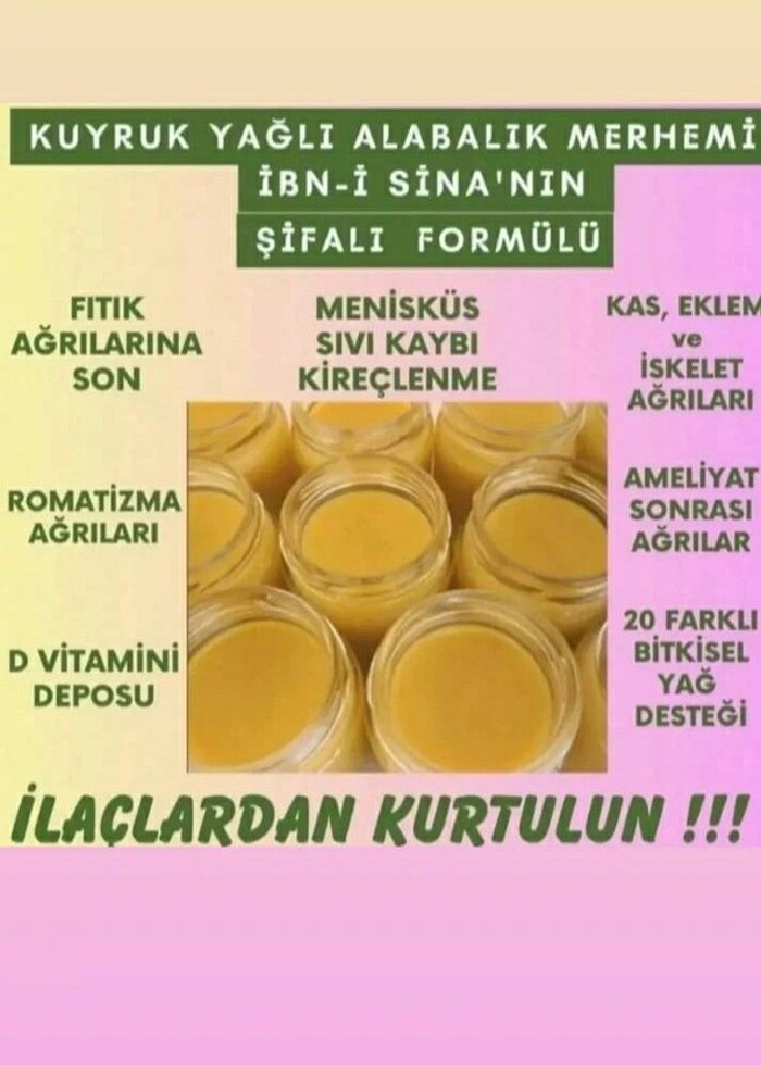 Doğal kuyruk yağı kremi  - Görsel 4