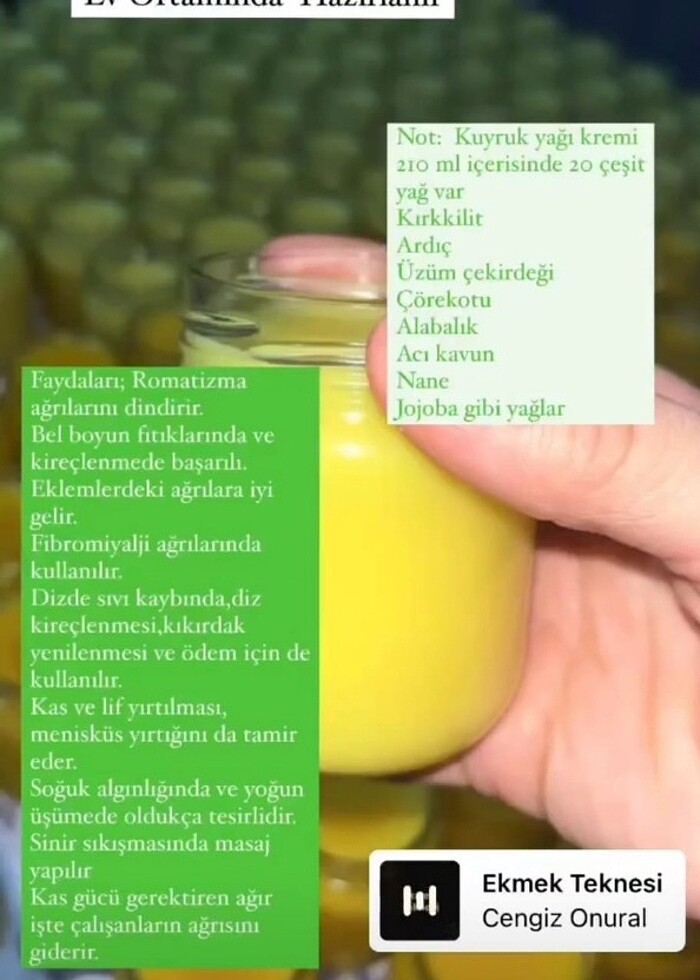 Doğal kuyruk yağı kremi  - Görsel 5